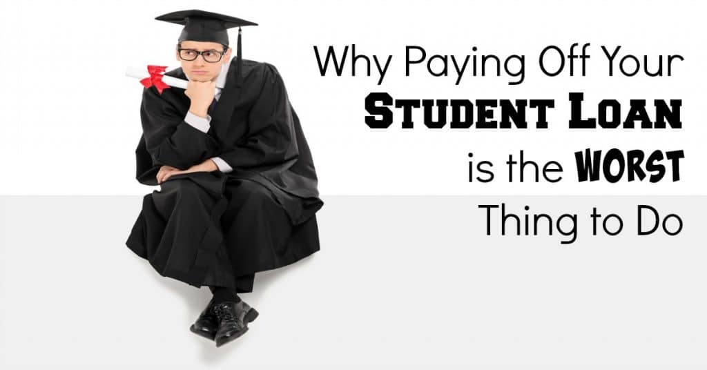 为什么还清学生贷款是最糟糕的